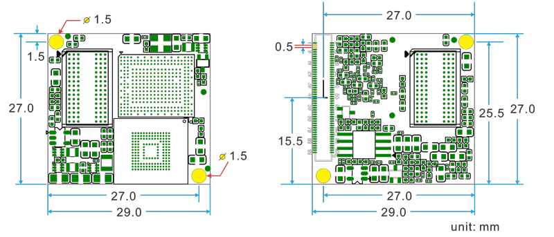 MINI305X_PCB_dimension