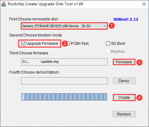 Make SD Upgrade Card